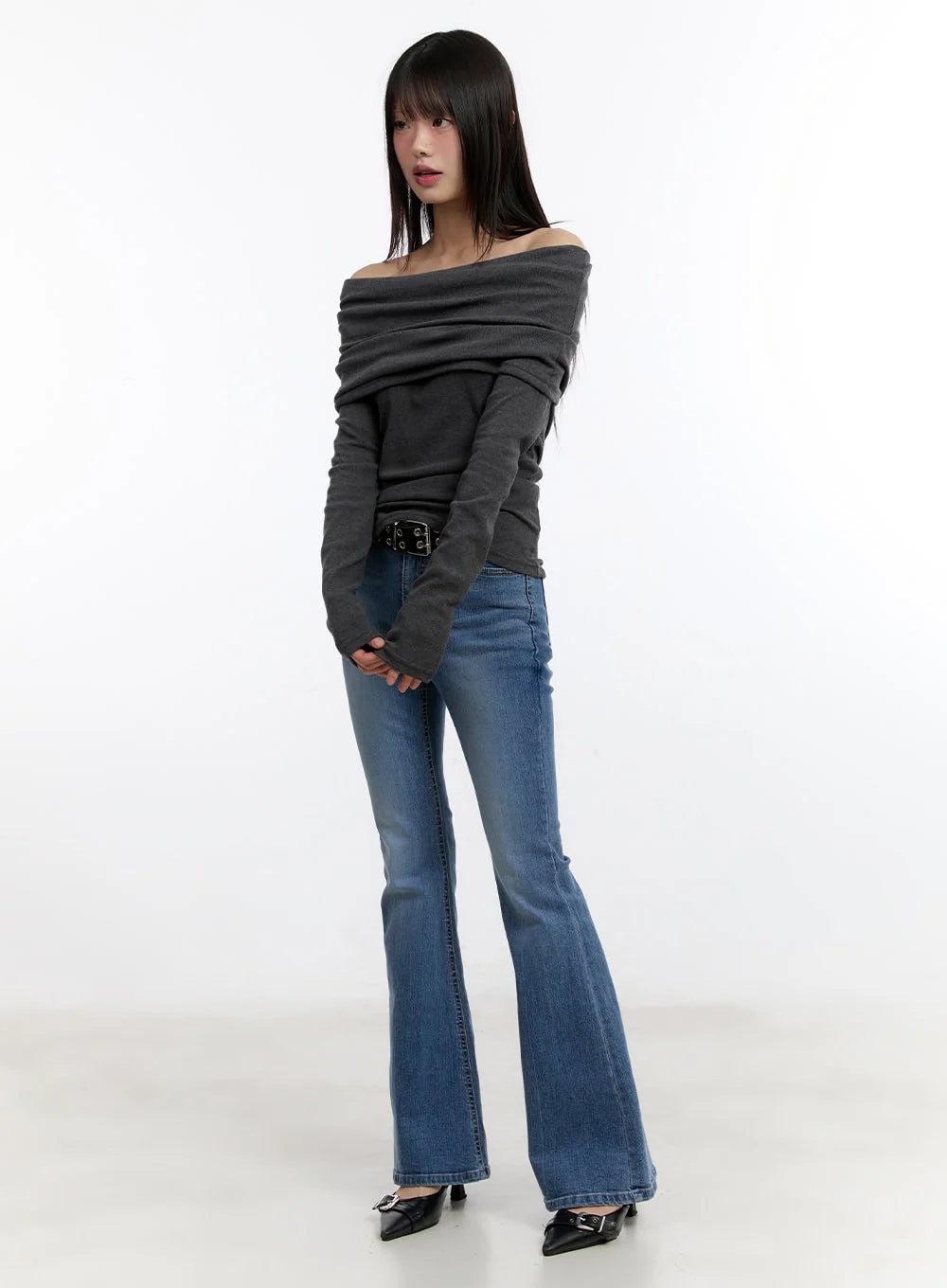 Maris Hip-Pad Bootcut Jeans CA508